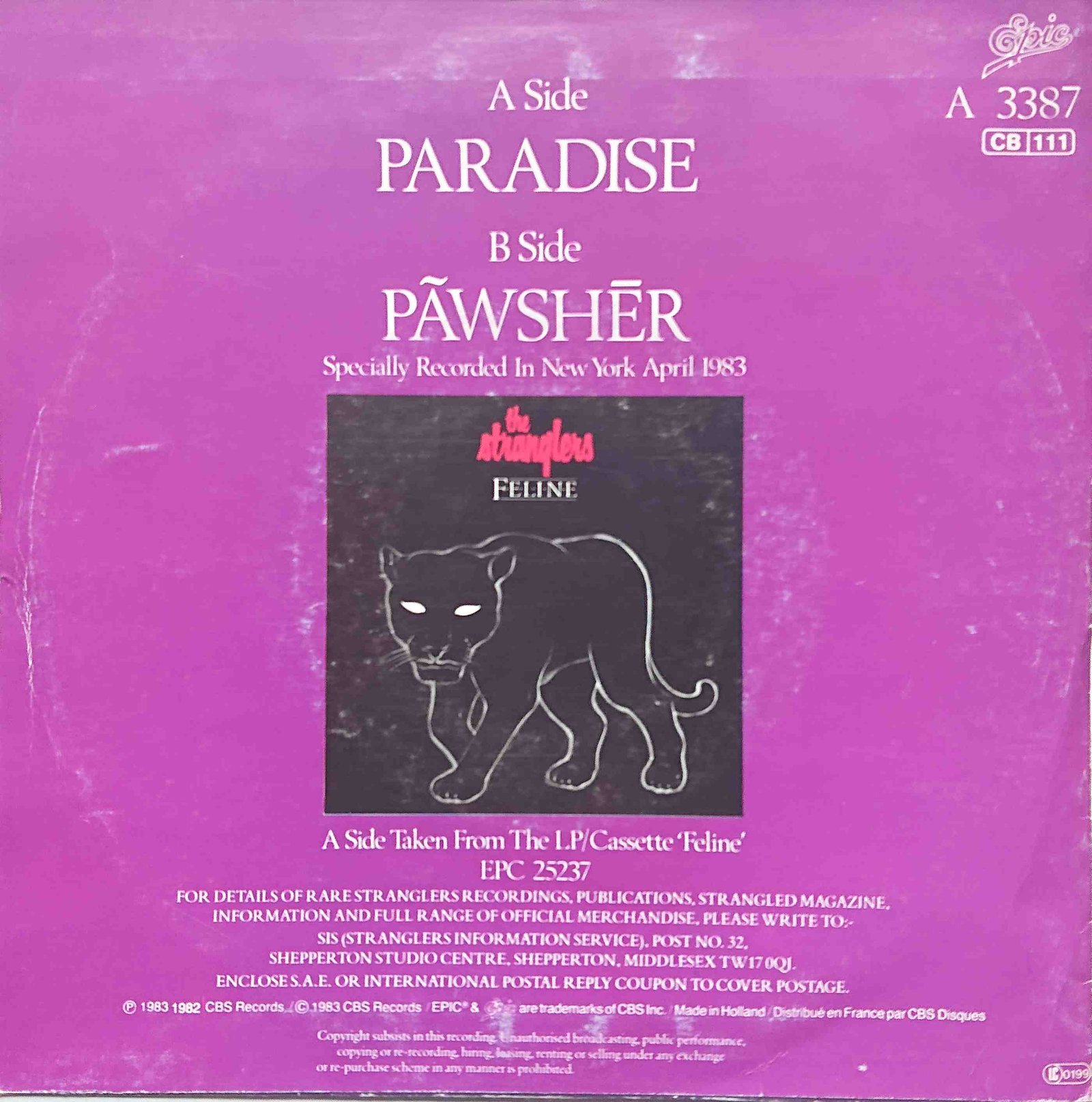 Back cover of A 3387 D